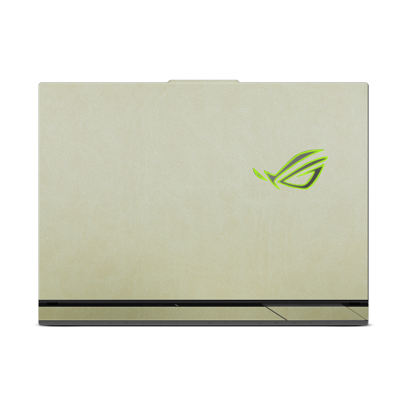 ASUS ROG Strix G16 (2025) Plain color Leather Skins Gold