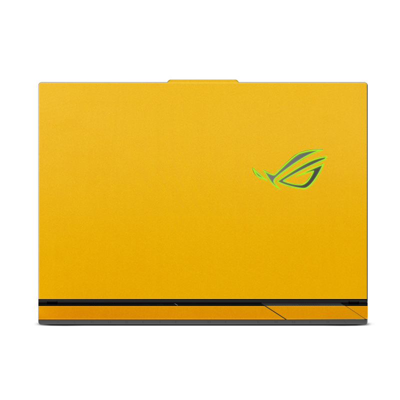 ASUS ROG Strix G16 (2025) Plain color Leather Skins Yellow