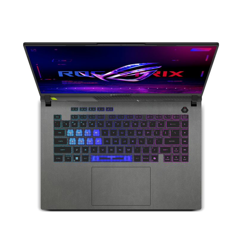 ASUS ROG Strix G16 (2025) Plain color Leather Skins Gray