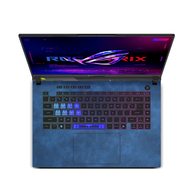 ASUS ROG Strix G16 (2025) Scrub Leather Skins Blue