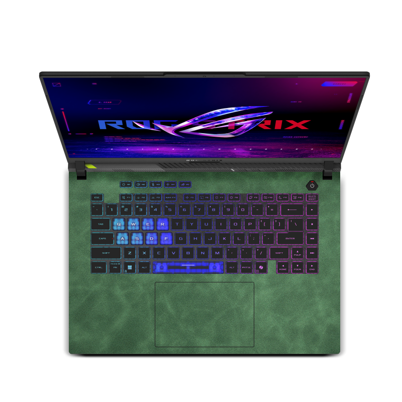 ASUS ROG Strix G16 (2025) Scrub Leather Skins Green