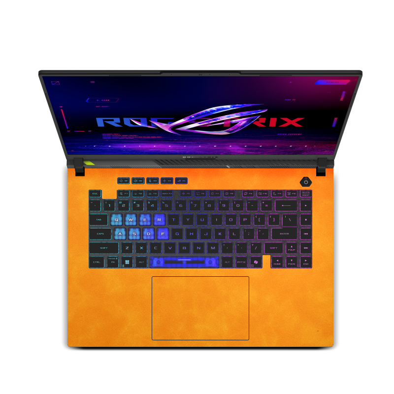 ASUS ROG Strix G16 (2025) Scrub Leather Skins Orange