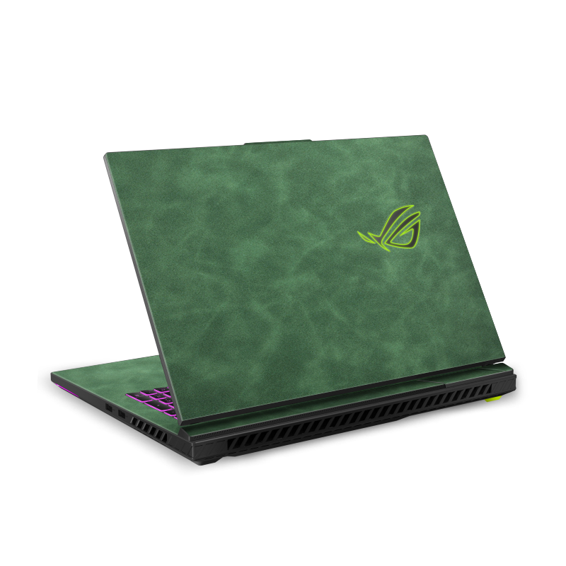 ASUS ROG Strix G18 (2025) Scrub Leather Skins Green