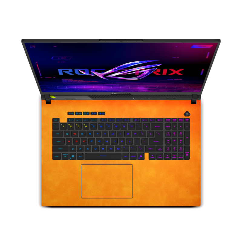 ASUS ROG Strix G18 (2025) Scrub Leather Skins Orange