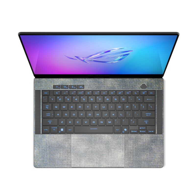 ASUS ROG Zephyrus G14 (2025) Cowboy Fabric Skins Blue