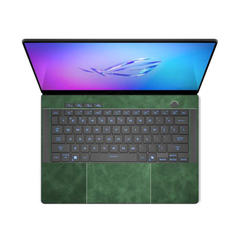 ASUS ROG Zephyrus G14 (2025) Scrub Leather Skins Green