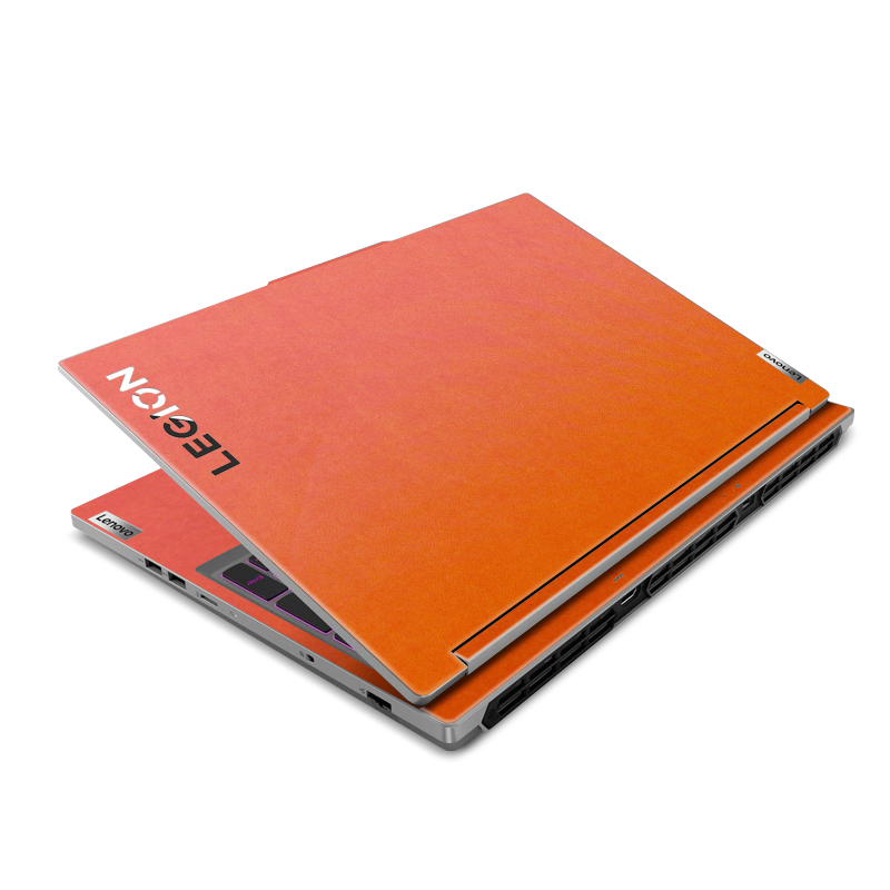 Legion 5i Gen 9 Plain Color Leather Skins Orange Red