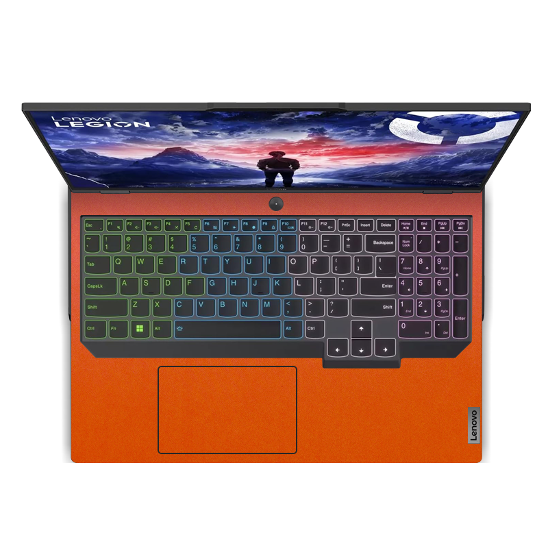 Legion Pro 5i Gen 9 Plain Color Leather Skins Orange Red