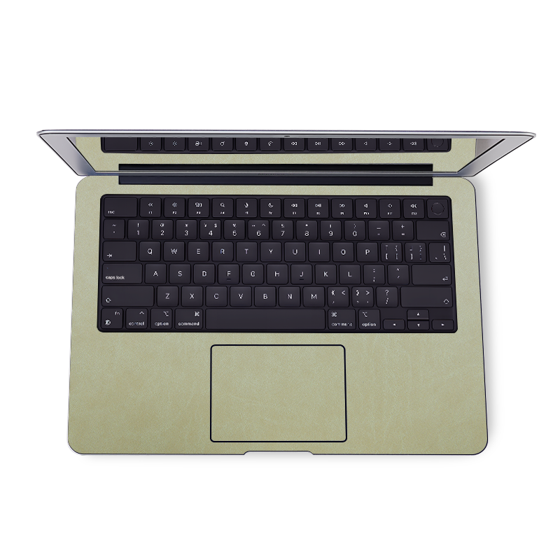 MacBook Air 13.6 M2/M3/M4(2022-2025)Plain Color Leather Skins Gold