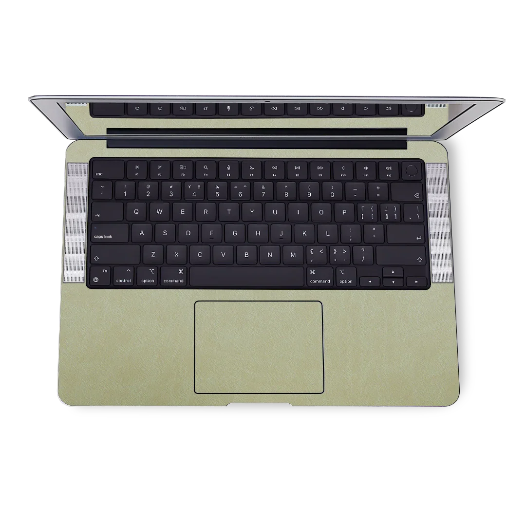 MacBook Air 15 M4 2025 Plain color Leather Gold