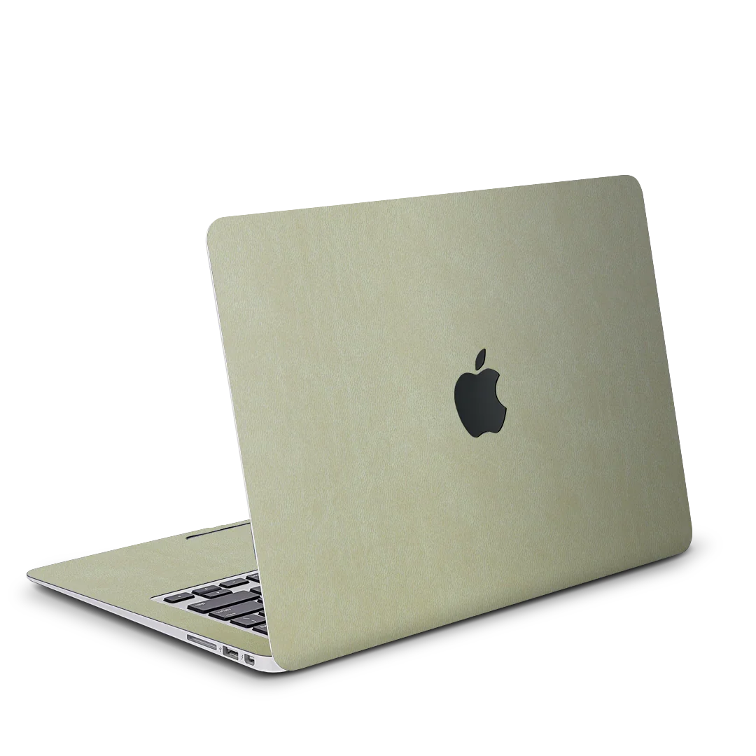 MacBook Air 15 M4 2025 Plain color Leather Gold