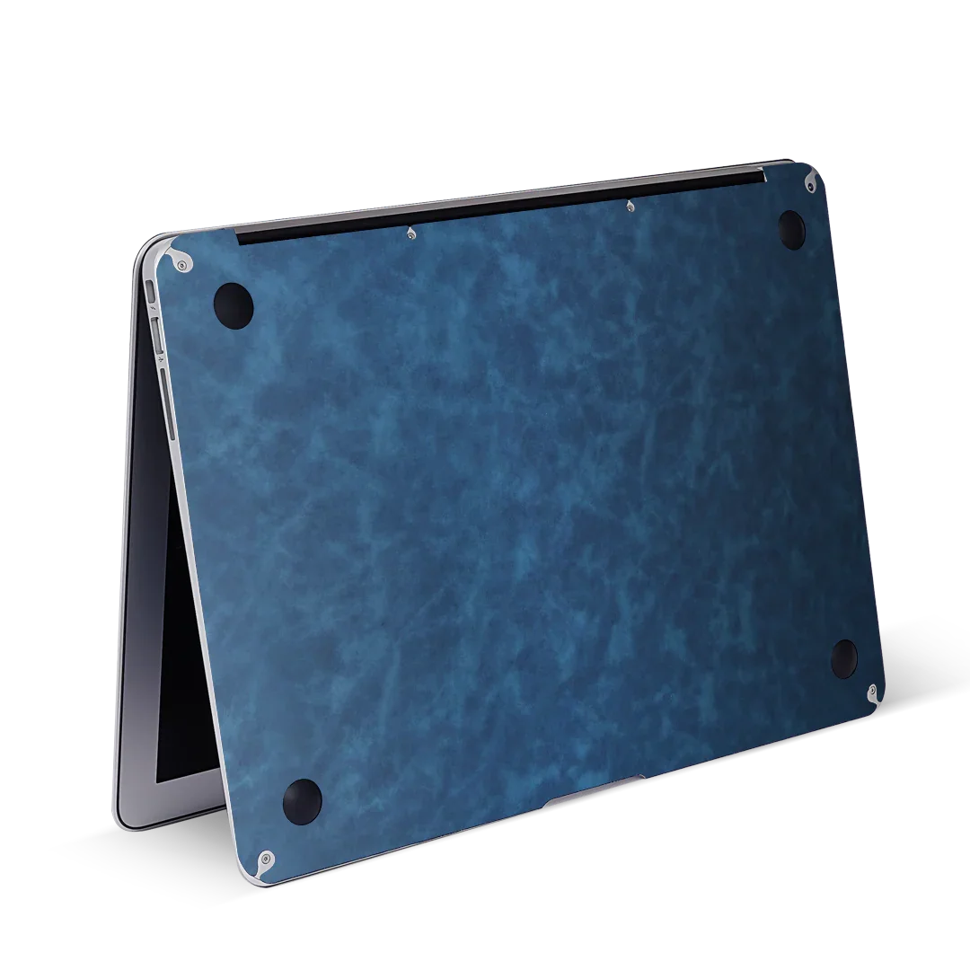 MacBook Air 15 M4 2025 Scrub Coffee Leather Blue