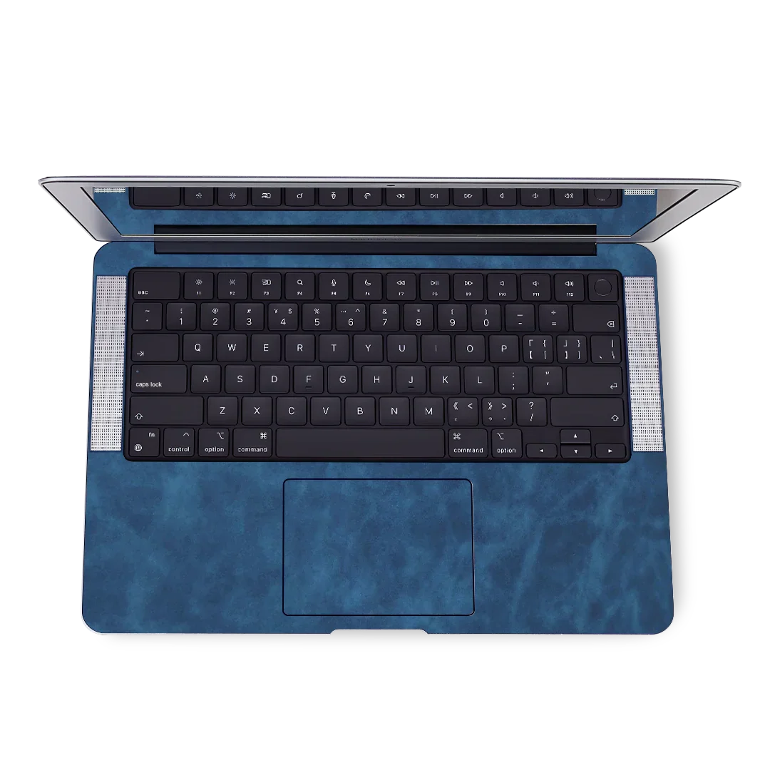 MacBook Air 15 M4 2025 Scrub Coffee Leather Blue
