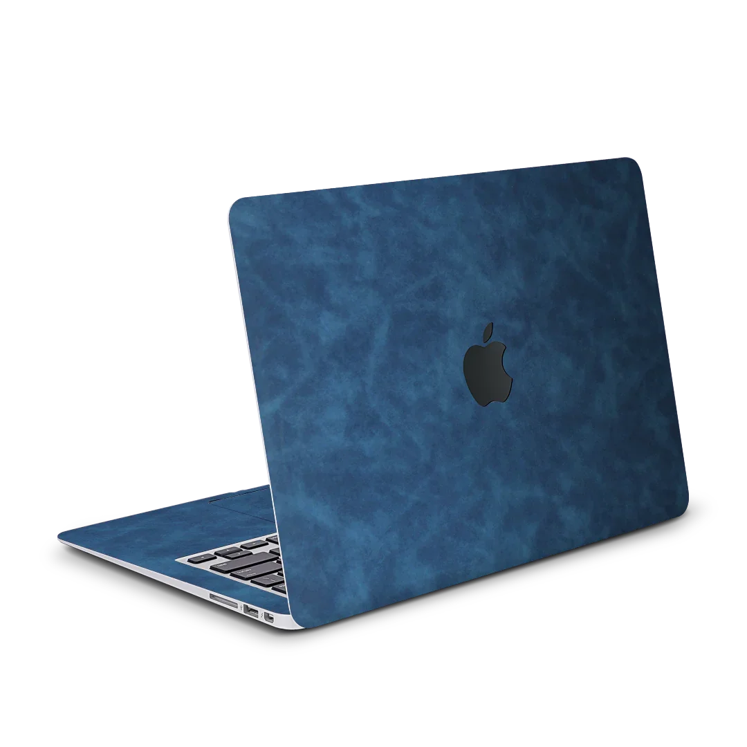 MacBook Air 15 M4 2025 Scrub Coffee Leather Blue