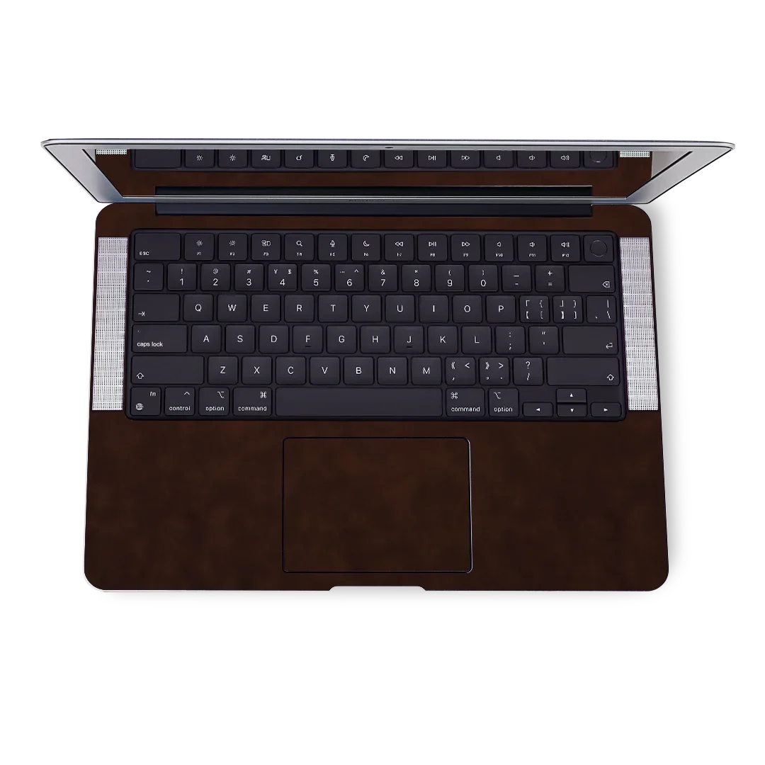 MacBook Air 15 M4 2025 Scrub Coffee Leather Coffee