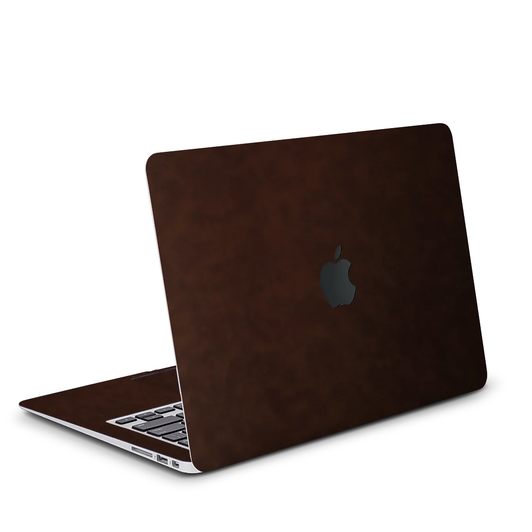 MacBook Air 15 M4 2025 Scrub Coffee Leather Coffee