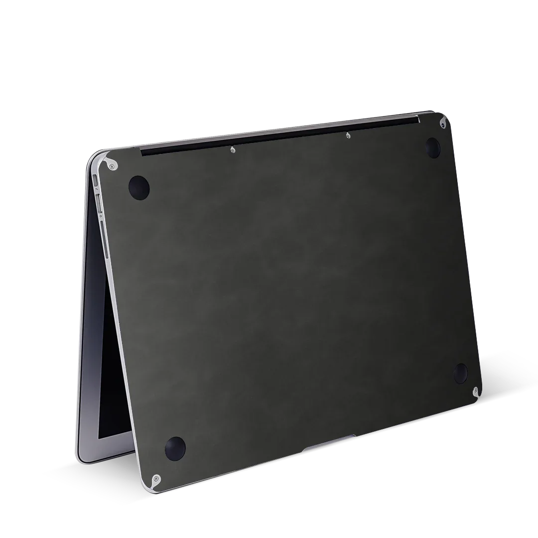 MacBook Air 15 M4 2025 Scrub Coffee Leather Dark Gray