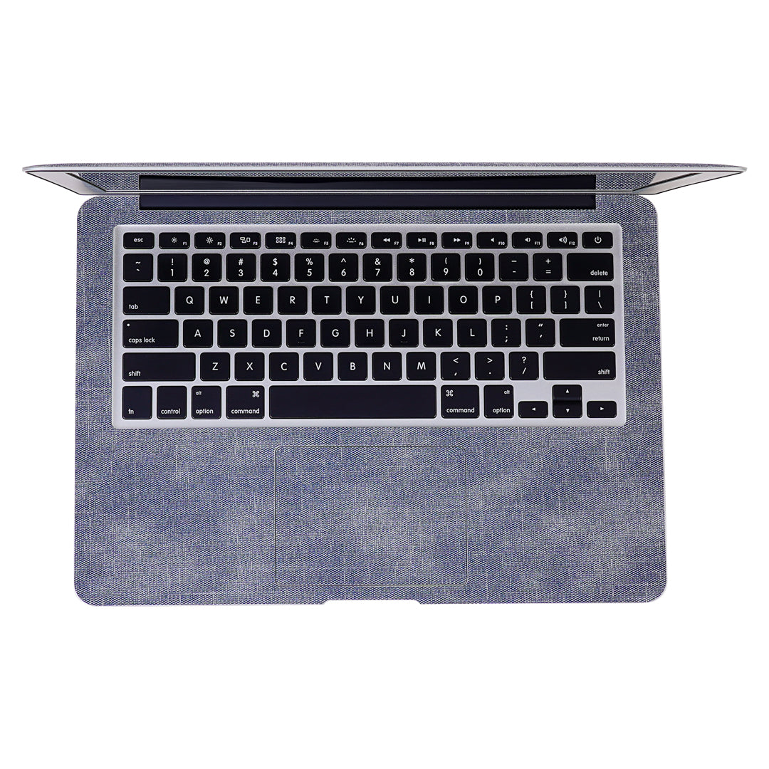 Denim MacBook Skin for Pro & Air – Stylish Fabric Laptop Cover Blue