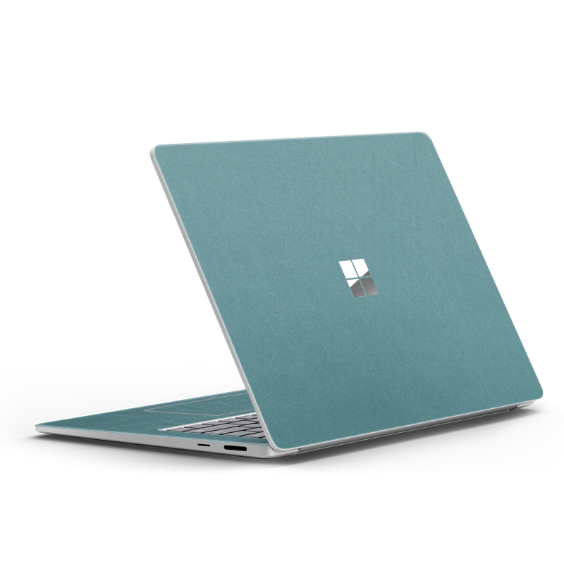 Surface Laptop Plain Color Leather Skins Teal