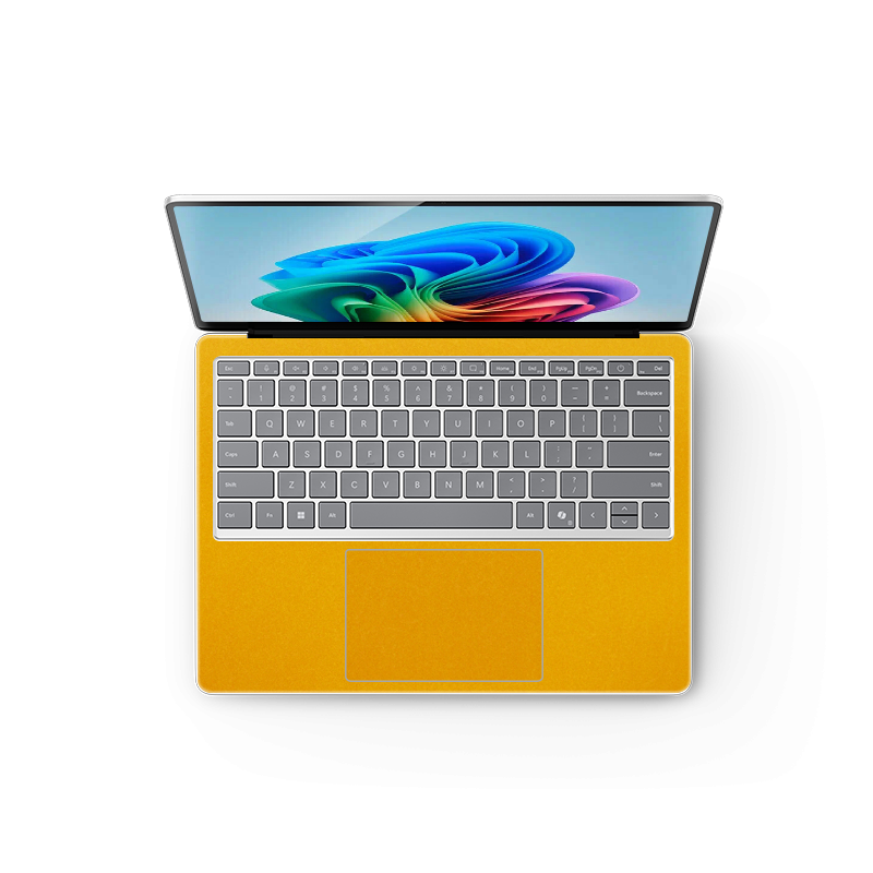 Surface Laptop Plain Color Leather Skins Yellow
