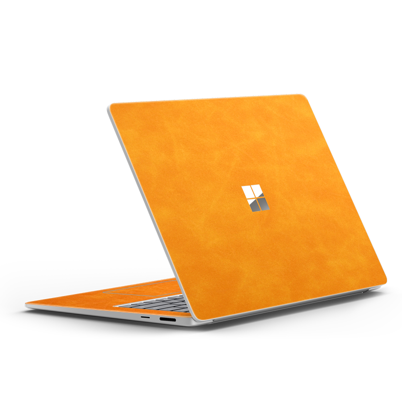 Surface Laptop Scrub Leather Skins Orange