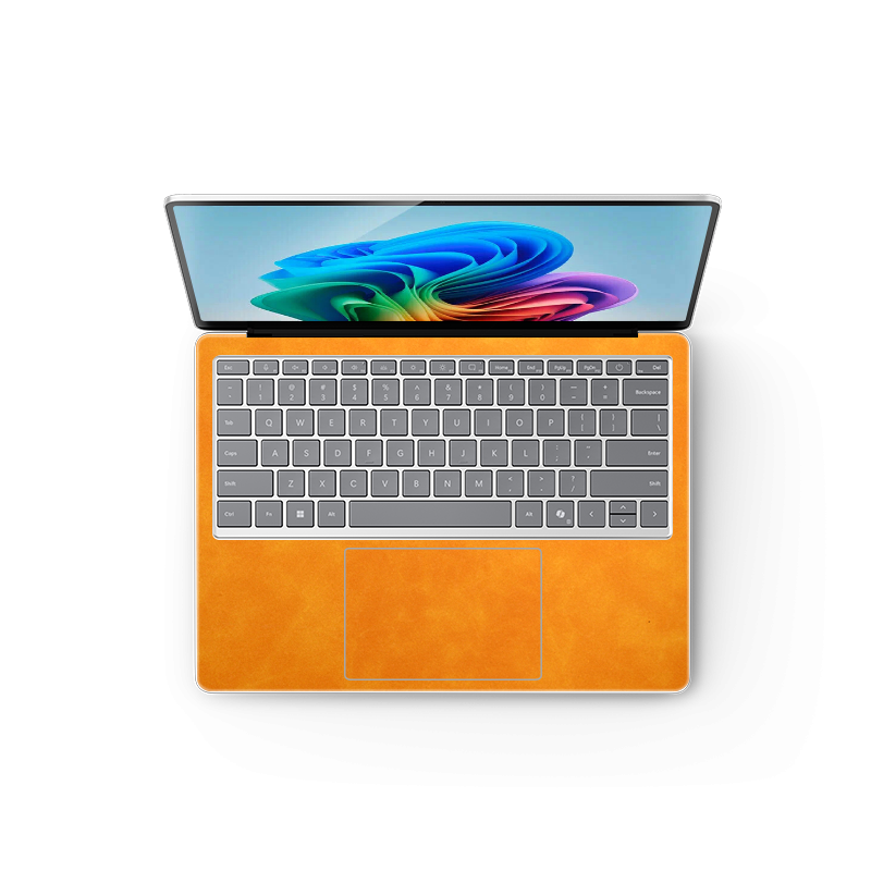 Surface Laptop Scrub Leather Skins Orange