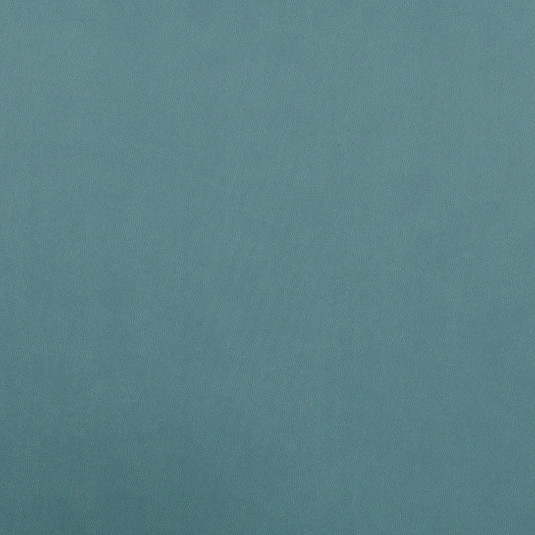 Plain teal leather texture, smooth surface, solid color upholstery material