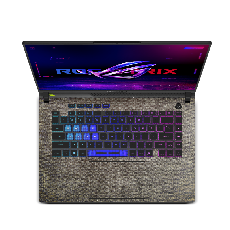 ASUS ROG Strix G16 (2025) Cowboy Fabric Skins Black
