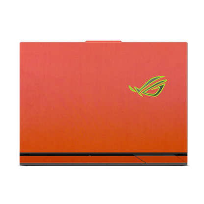 ASUS ROG Strix G16 (2025) Plain color Leather Skins Orange Red