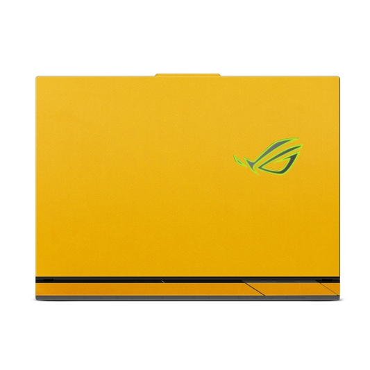 ASUS ROG Strix G16 (2025) Plain color Leather Skins Yellow