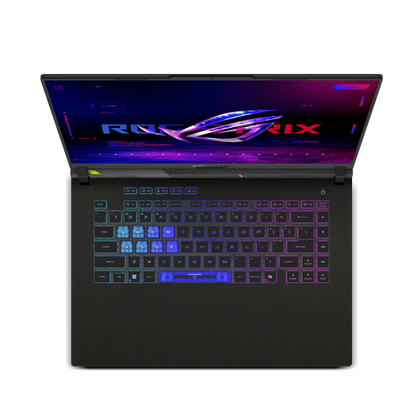 ASUS ROG Strix G16 (2025) Plain color Leather Skins Black