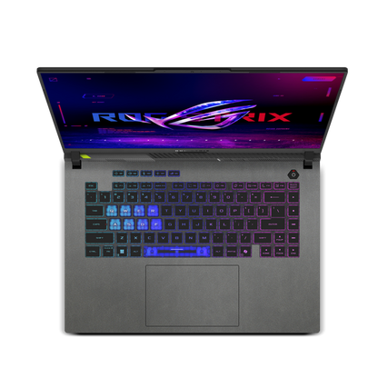 ASUS ROG Strix G16 (2025) Plain color Leather Skins Gray