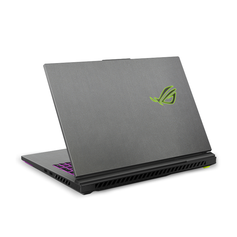 ASUS ROG Strix G16 (2025) Plain color Leather Skins Gray