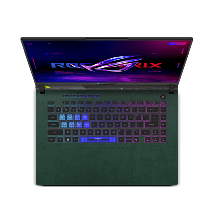 ASUS ROG Strix G16 (2025) Plain color Leather Skins Green