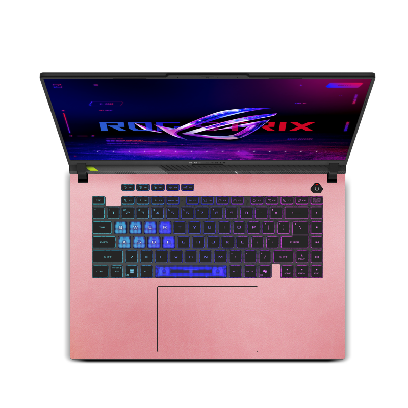 ASUS ROG Strix G16 (2025) Plain color Leather Skins Pink