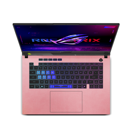 ASUS ROG Strix G16 (2025) Plain color Leather Skins Pink