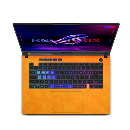 ASUS ROG Strix G16 (2025) Scrub Leather Skins Orange