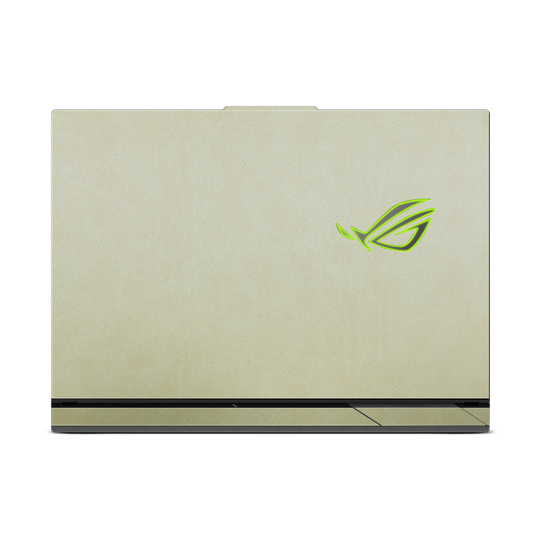 ASUS ROG Strix G18 (2025) Plain color Leather Skins Gold