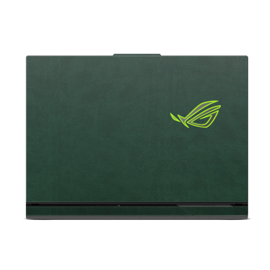 ASUS ROG Strix G18 (2025) Plain color Leather Skins Green
