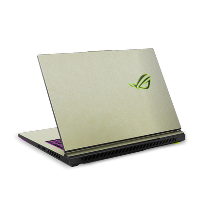 ASUS ROG Strix G18 (2025) Plain color Leather Skins Gold