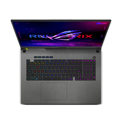 ASUS ROG Strix G18 (2025) Plain color Leather Skins Gray