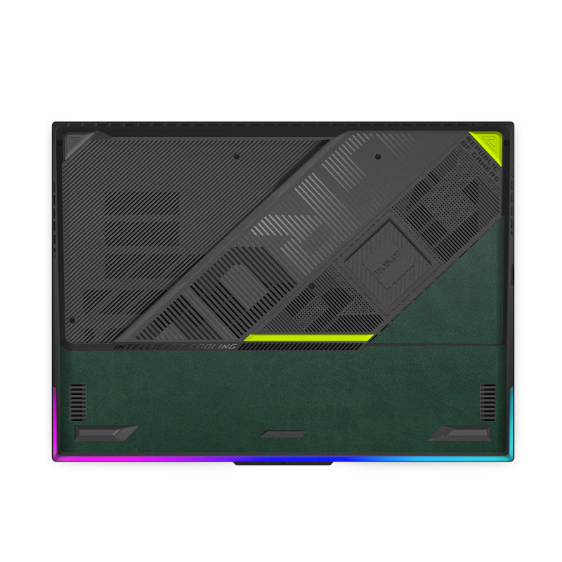 ASUS ROG Strix G18 (2025) Plain color Leather Skins Green