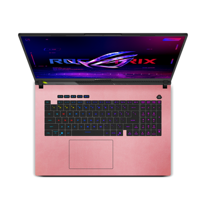 ASUS ROG Strix G18 (2025) Plain color Leather Skins Pink