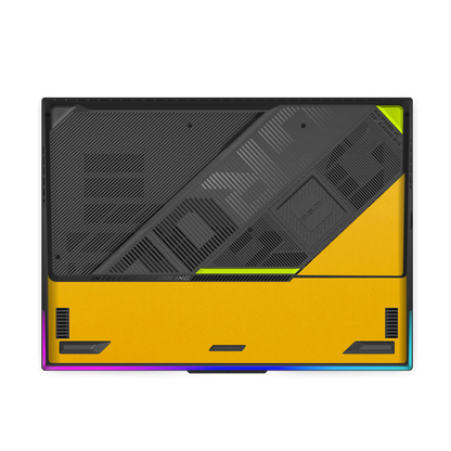ASUS ROG Strix G18 (2025) Plain color Leather Skins Yellow