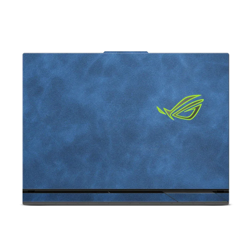 Leather Laptop Skin Cover for ASUS – Premium Protective Wrap - Blue