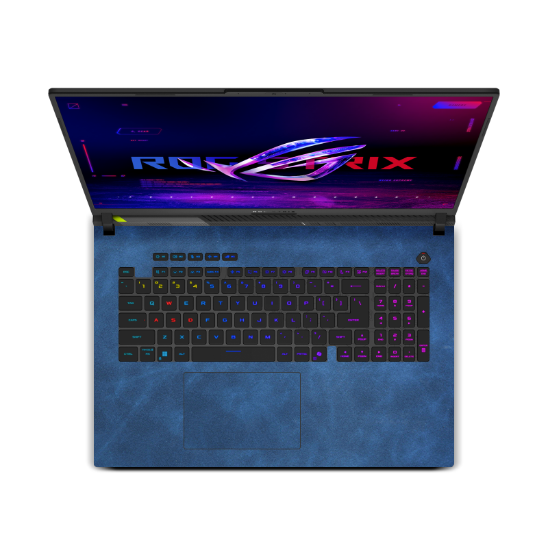 ASUS ROG Strix G18 (2025) Scrub Leather Skins Blue