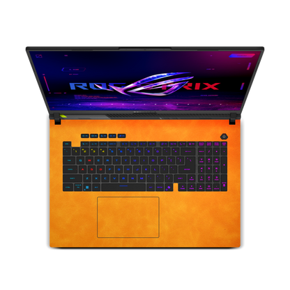 ASUS ROG Strix G18 (2025) Scrub Leather Skins Orange