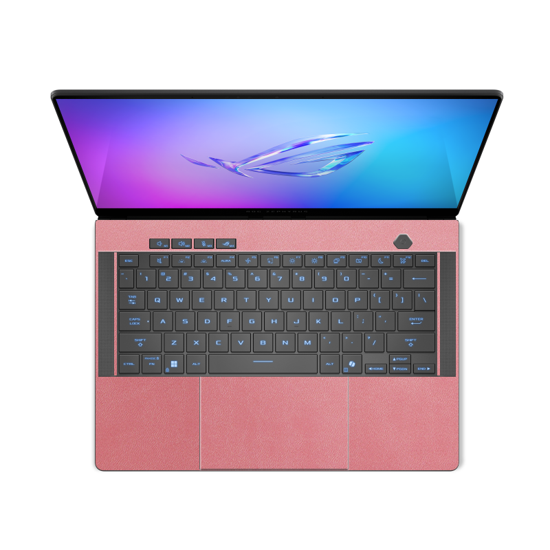 ASUS ROG Zephyrus G14 (2025) Plain Color Leather Skins Pink