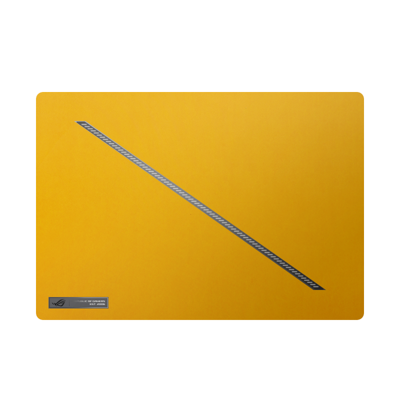 ASUS ROG Zephyrus G14 (2025) Plain Color Leather Skins Yellow