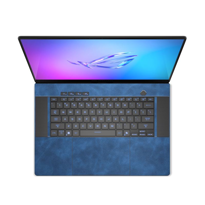 ASUS ROG Zephyrus G16 (2025) Scrub Coffee Leather Skins Blue